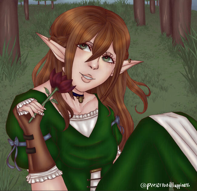 Commission Example; Bust, Rendered Commission Example; Bust, Rendered